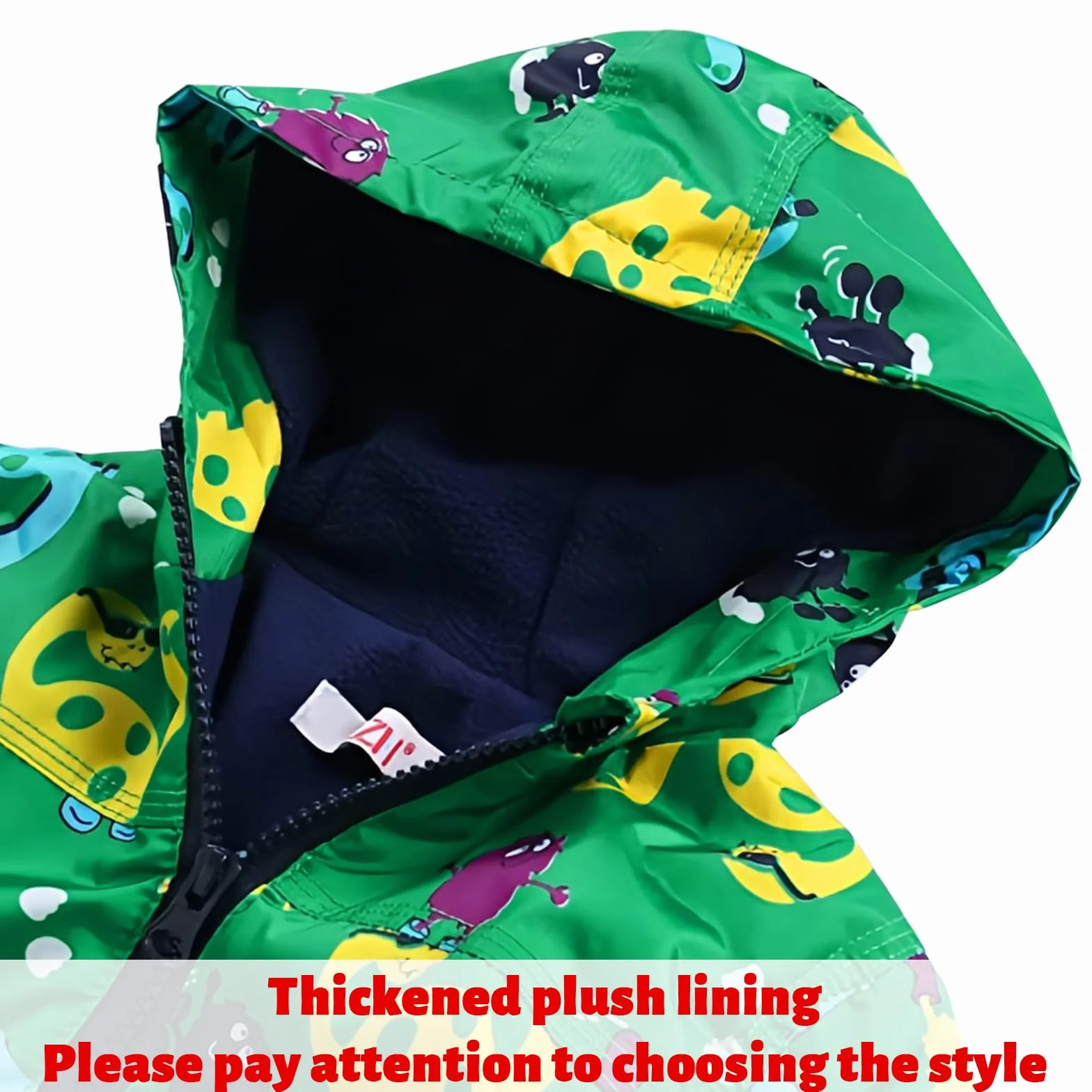 LZH Enfant en Bas âge bébé garçons Filles imperméable Veste à Capuche imperméable Dinosaure Manteau + Pantalon Costume
