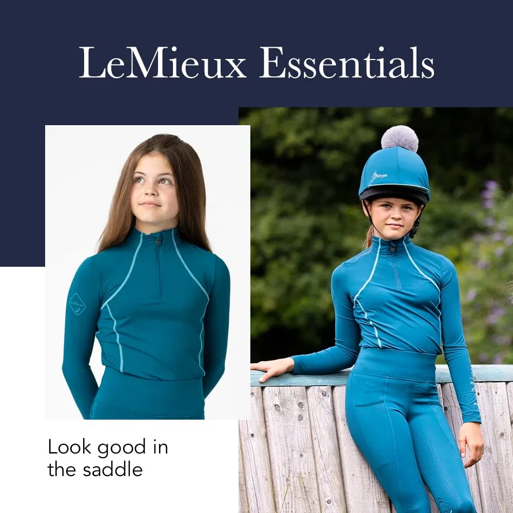 LeMieux Young Rider Base Layer Top - My Long Sleeve Athletic Thermal Shirts - Vêtements et équipements équestres pour l'équitation