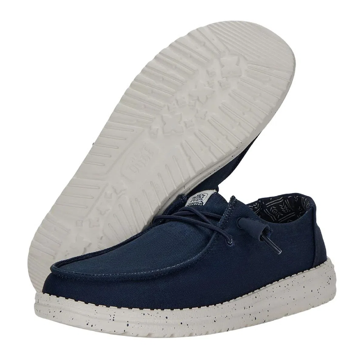HEYDUDE - Wendy Canvas - Baskets pour Femme - Chaussons avec Semelles Confortables - Style Mocassin