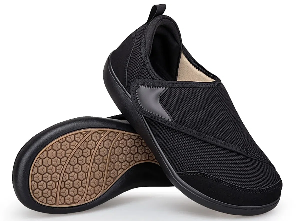 Gaatpot Chaussures Diabétiques Hommes Femmes Chaussons Extra-Larges De Marche Rééducation Ajustables Orthopédique Âgées De La Douleur Au Pied 36-44