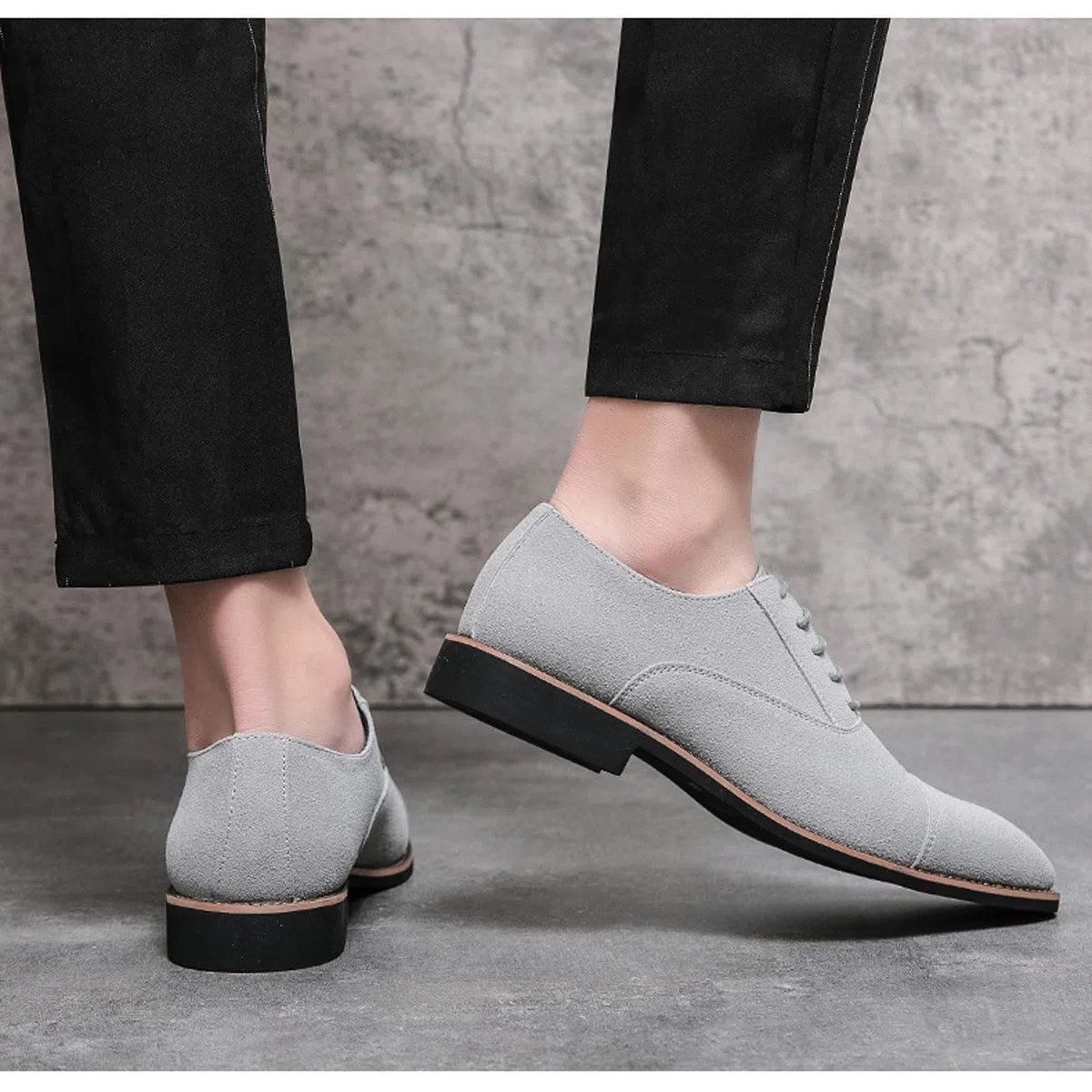 Chaussures Costume Homme Entreprise Officiel Urban À Lacets en Daim Oxfords Et Derbies