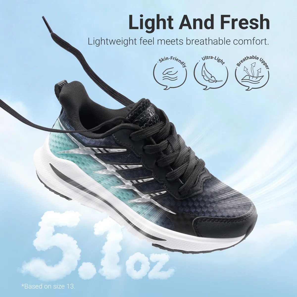 DREAM PAIRS Baskets Enfant Garcon Fille, Chaussures de Sport et Running Respirantes et Legeres, Kids Fashion Sneakers