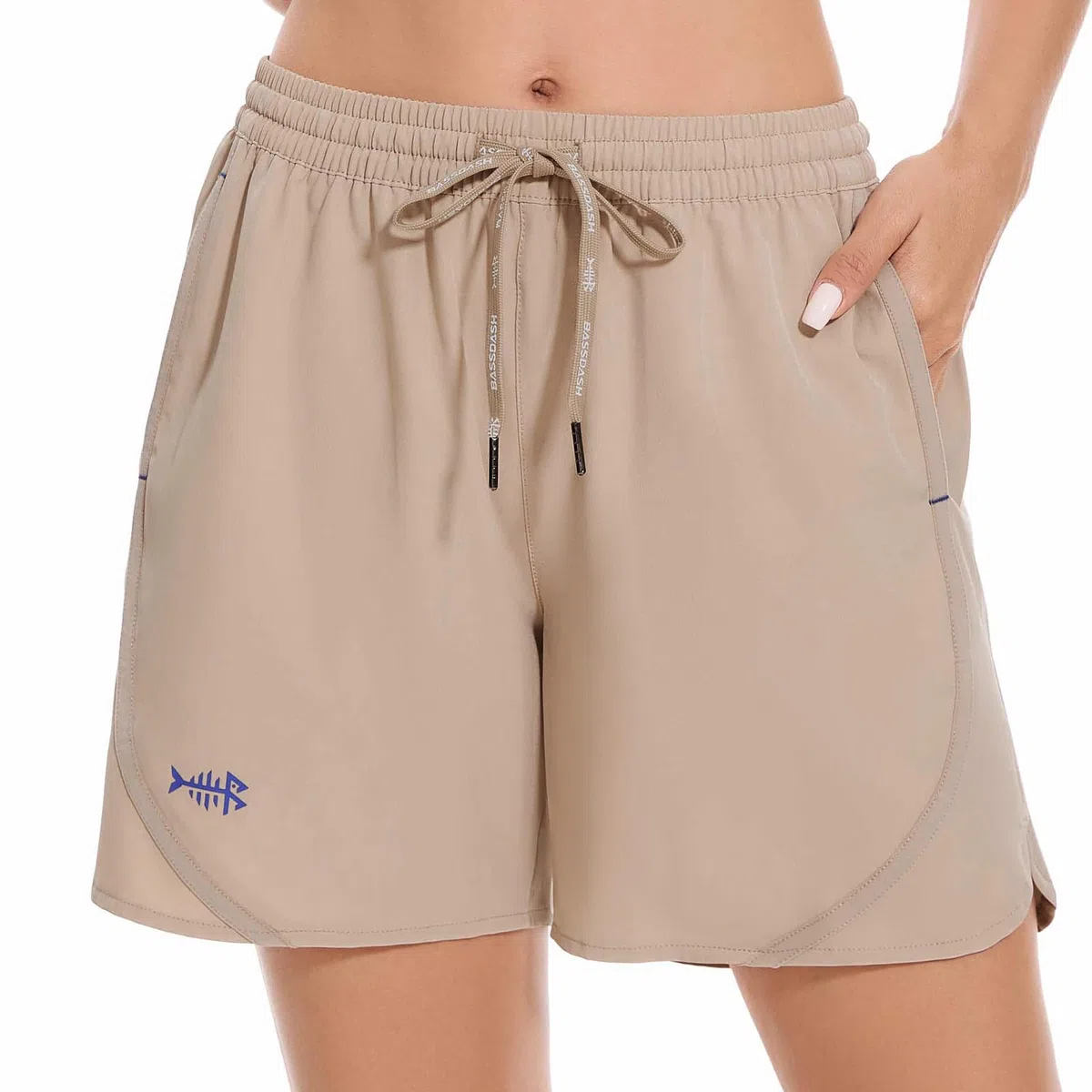 Bassdash Femme Short Randonnée 5 Pouces UPF 50+ Léger et Imperméable à Séchage Rapide avec Poches pour Camping Sport Hiking Shorts FP05W