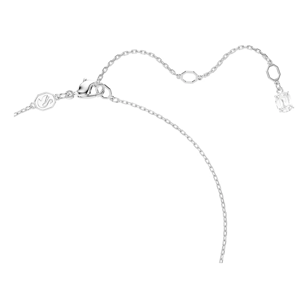Swarovski Matrix Collection, Mixed cuts, Blue, Rhodium plated