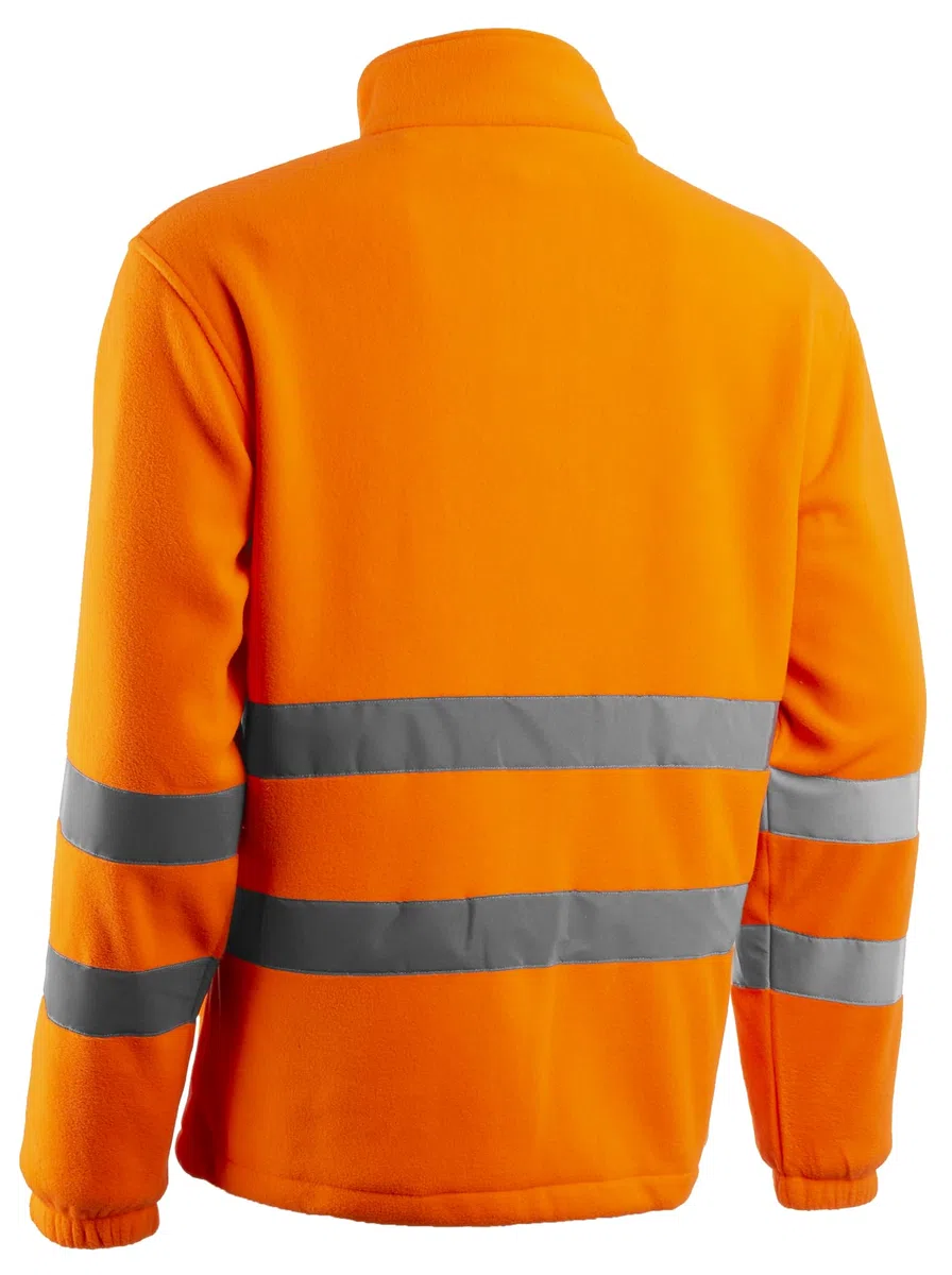 COVERGUARD RITTO Veste Polaire de Travail Orange Fluo M - 44/46 - Vêtement de Travail