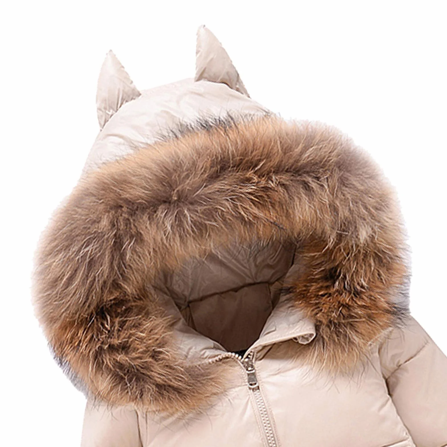 amropi Combinaison de Ski Bébé Filles Veste de Duvet à Capuche et Pantalons de Neige 2 Pièces Hiver Ensemble de Ski pour 1-5 Ans