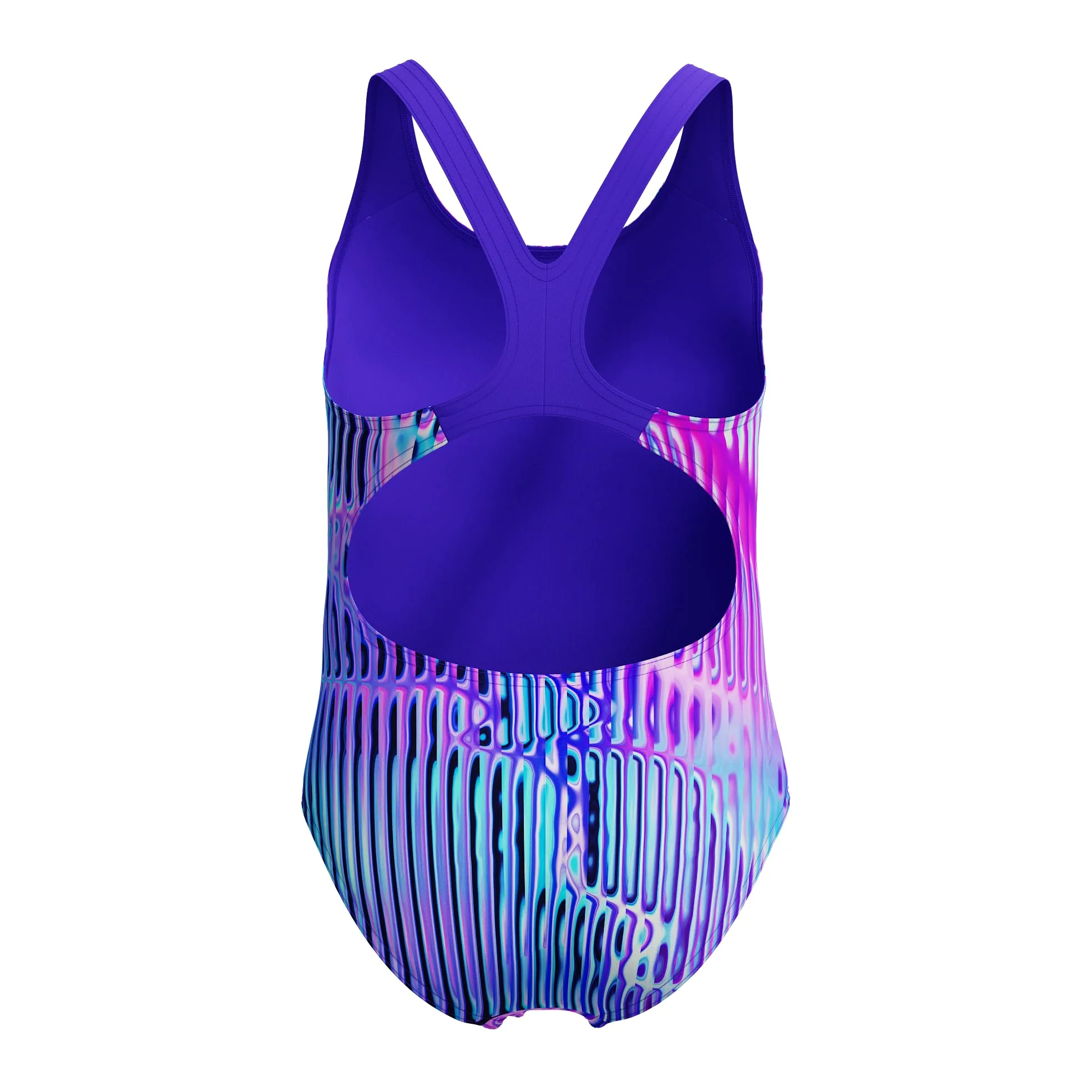 Speedo Maillot de bain pour fille avec dos nageur Bleu violet