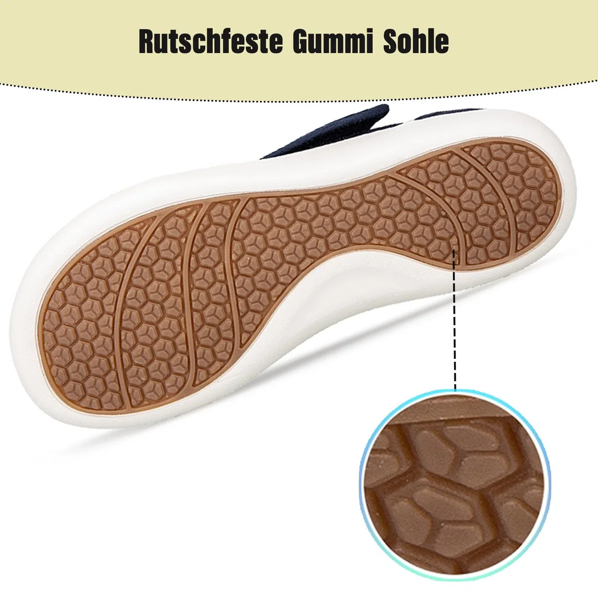 Gaatpot Chaussures Diabétiques Hommes Femmes Chaussons Extra-Larges De Marche Rééducation Ajustables Orthopédique Âgées De La Douleur Au Pied 36-44