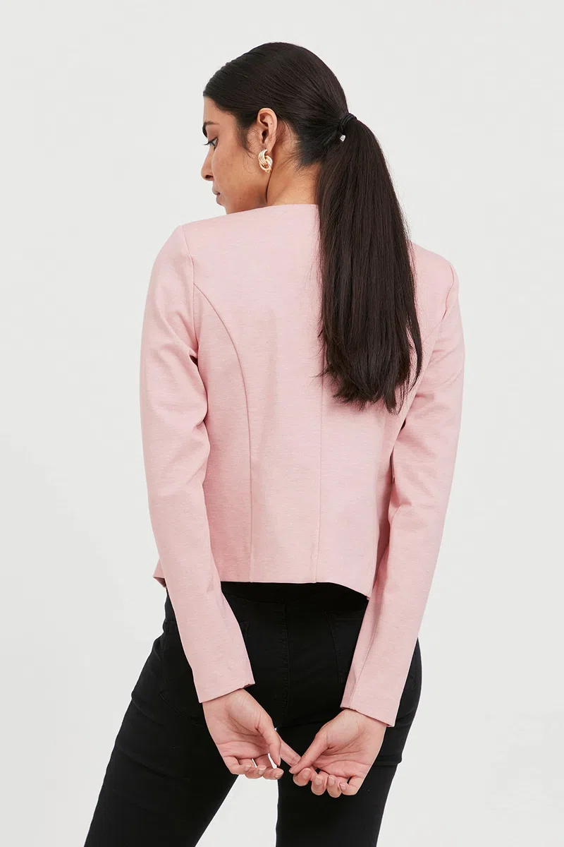 ICHI IHKATE BL Blazer Court pour Femme avec Stretch