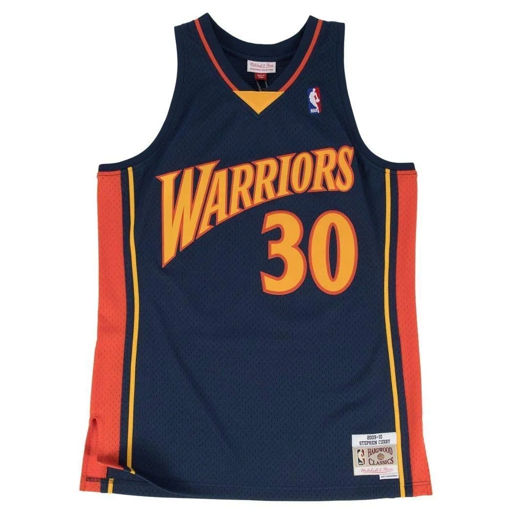 Mitchell & Ness 2.0 GS Warriors Chemise Mixte