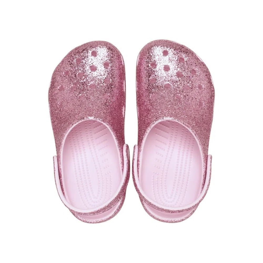Crocs Mixte Enfant Classic Chunky Glitter Clog T Sabot