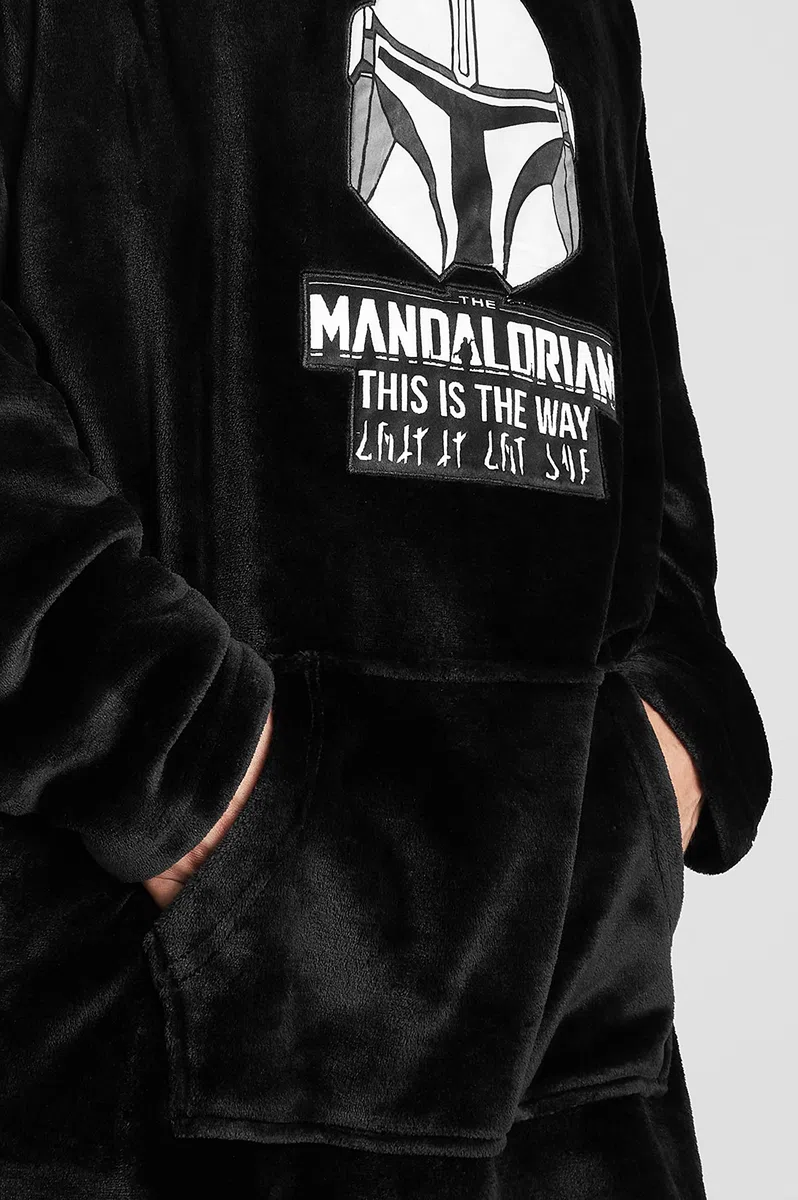 Get Trend The Mandalorian Pull Plaid Homme - Pull Oversize en Polaire Baby Yoda