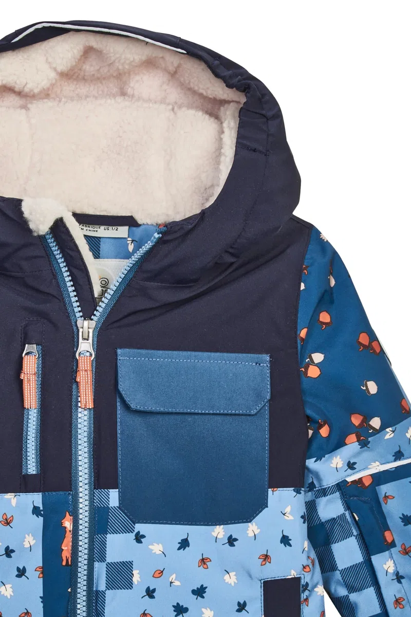first instinct by killtec Fisw 43 Mns Ski Jckt Veste de ski/fonctionnelle avec capuche et jupe pare-neige Mixte bébé