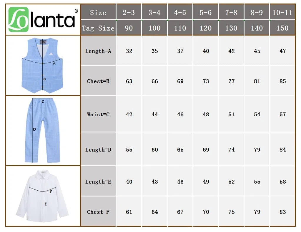 4 pièces Ensemble Habillé Garçons, Enfants Cérémonie Gilet Chemise Pantalon et Nœud Papillon