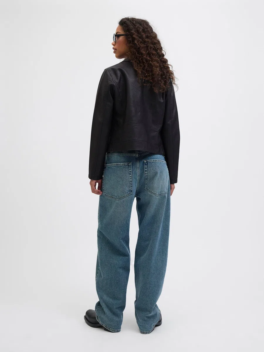 JACK & JONES Jjxx Jxgail Veste de Motard en Simili Cuir Noos Veste en cuir synthétique Femme