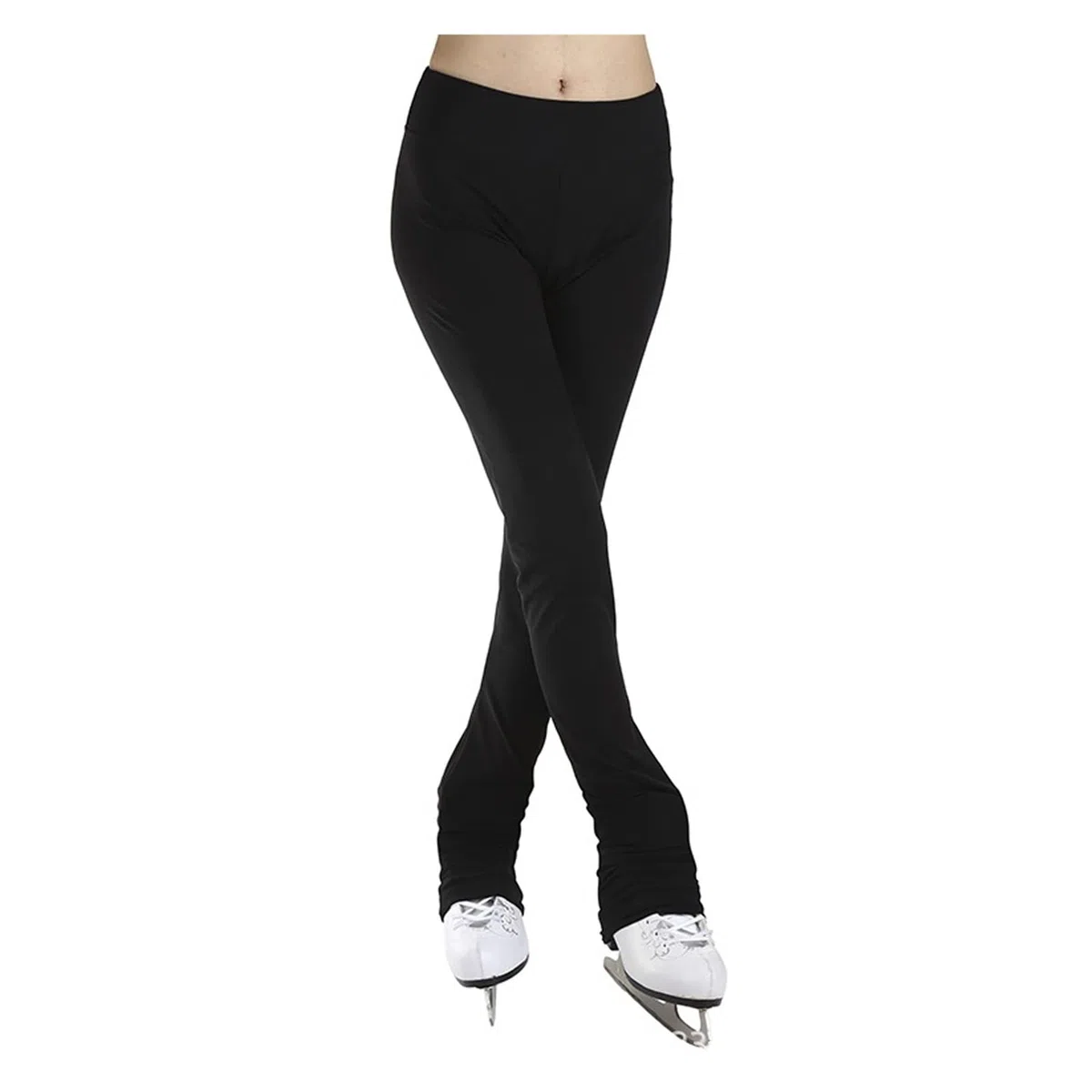 Pantalon de Patinage Artistique Leggings Noirs de Patinage de Glace de Fille de la Fille, Catastrophe en Patinage sur Les Collants de démarrage, Serrure de Performance Respirant. Vêtements de Sport (