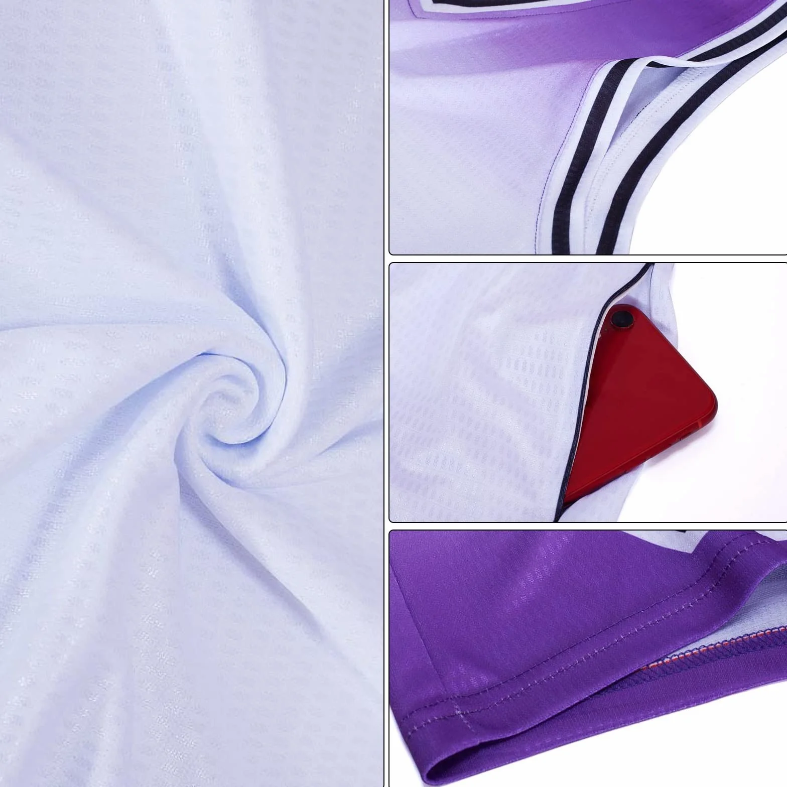 Maillot de Basket Personnalisé pour Enfants Adultes, Basketball T-Shirt Short Set 2 pièces Personnalisé avec Votre Nom, Numéro, Équipe (Color : White-1)