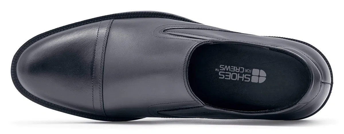 Shoes for Crews Chaussures Statesman - Chaussures en Cuir Confortables, Semelles intérieures rembourrées, Semelle antidérapante, Style Classique pour Le Bureau - pour Hommes