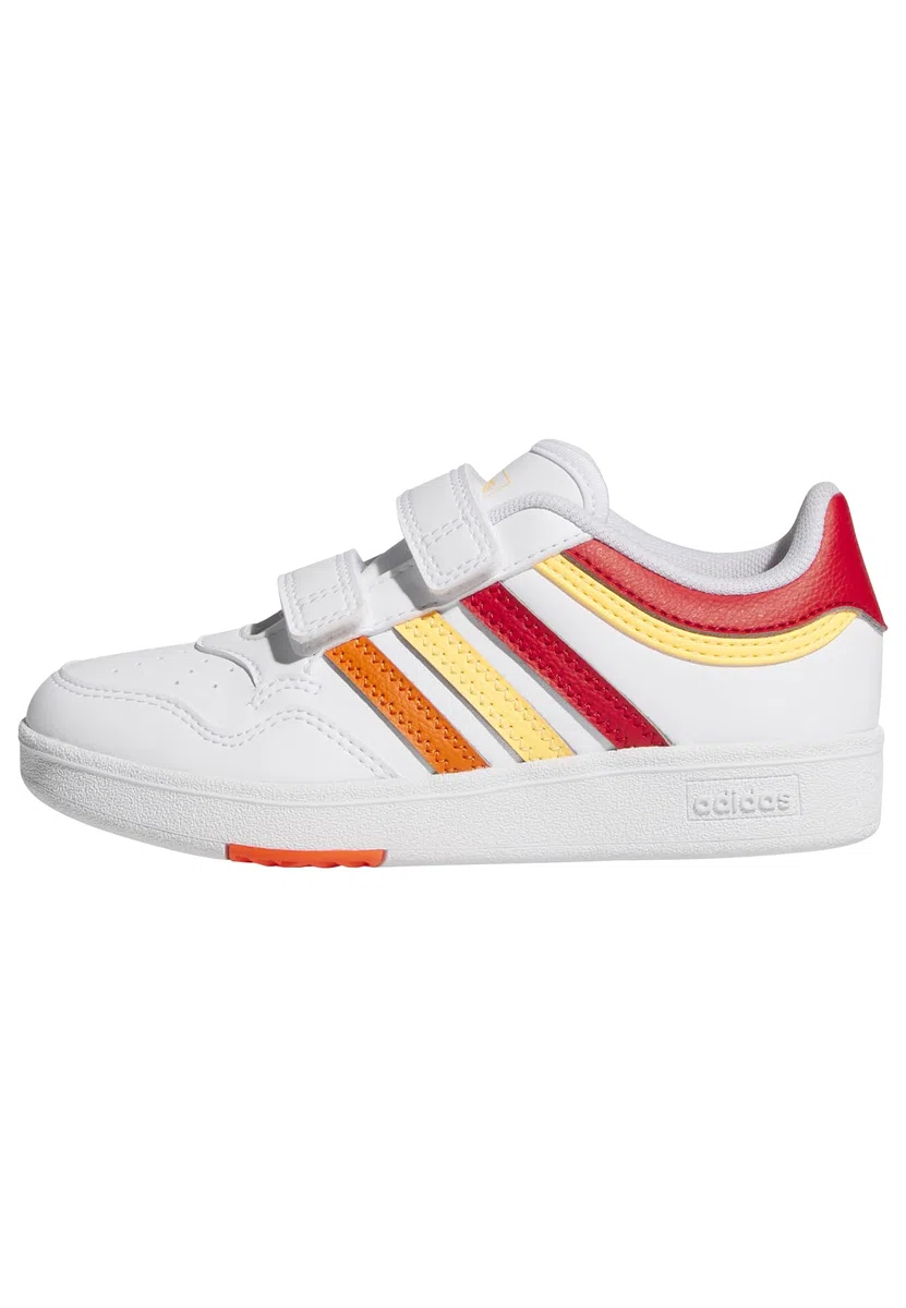 adidas Mixte Enfant Hoops 4.0 Shoes, FTWR White/Better Scarlet/Flash Orange, 34 EU
