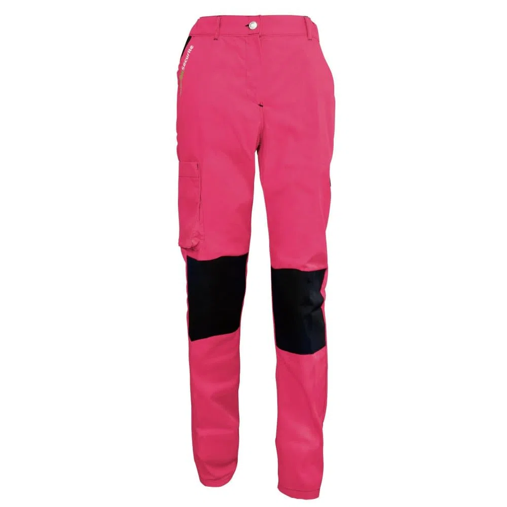 Mixte Femme PEP'S PANTALON DE TRAVAIL ROSE/NOIR S, Rose Noir, Taille S - 36/38 EU