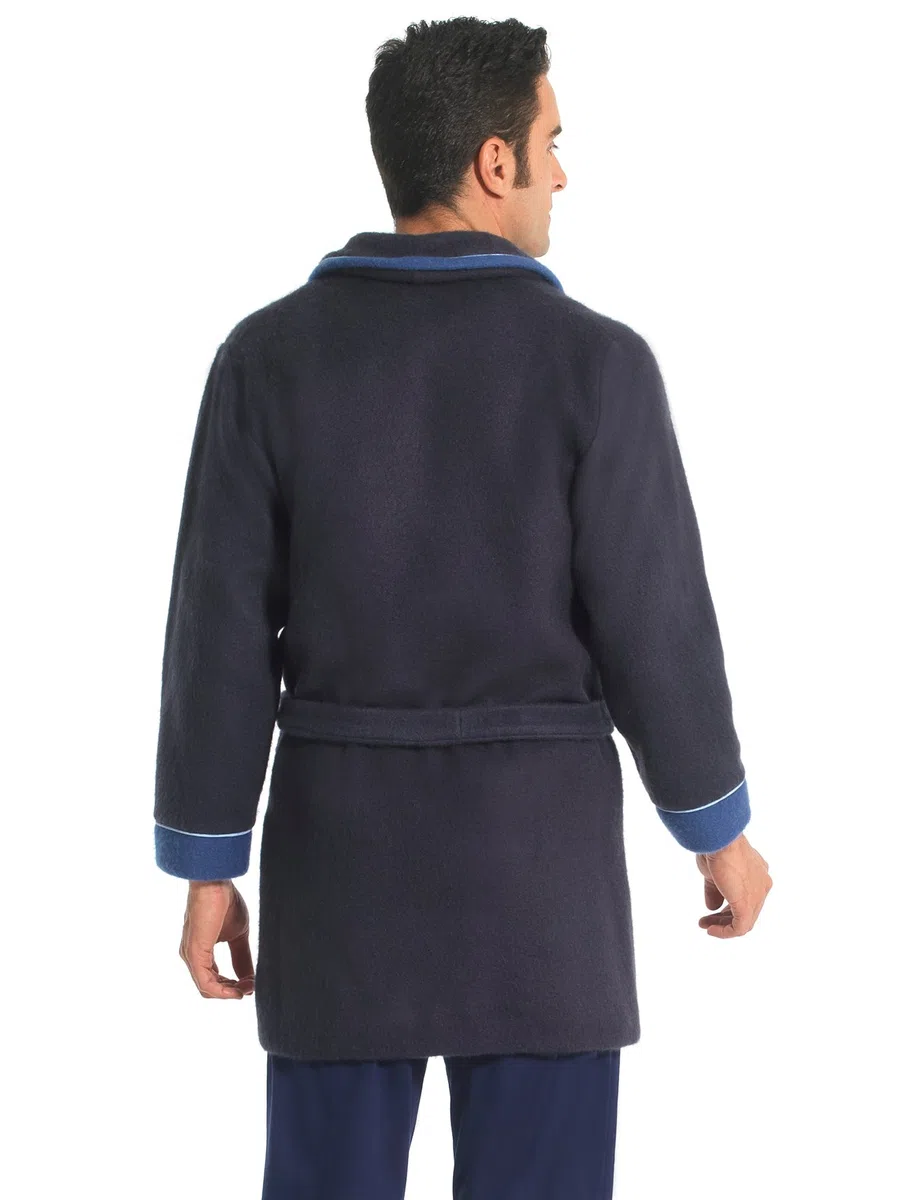 Veste d'intérieur, Maille courtelle® - Bicolore Bleu - 4XL