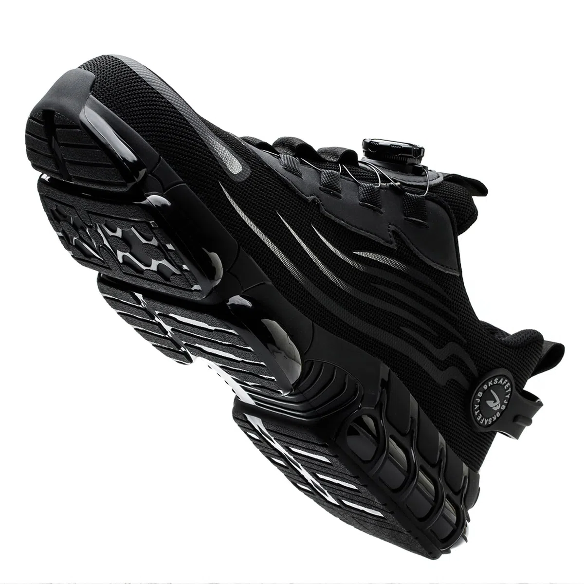Chaussures de Sécurité Homme Confortable Baskets de Travail Protection Embout Acier Antidérapante SRC Legere Chaussures de Travail Respirante Anti-Perforation
