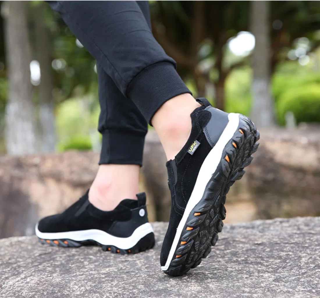 Homme Slip on Chaussure Basket sans Lacets Chaussures de Course Sport Legere Sneakers Outdoor Running Fitness Gym