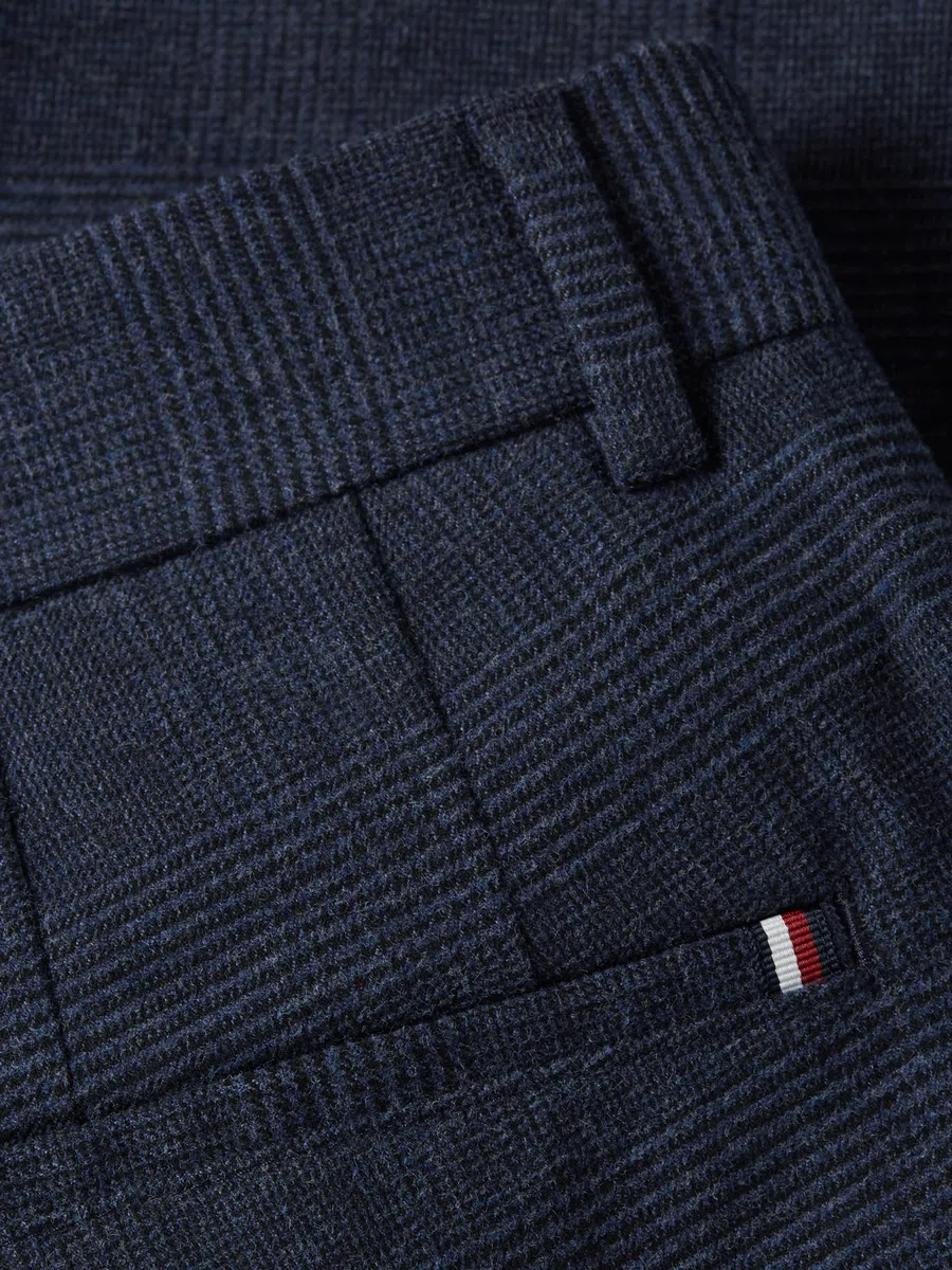 Tommy Hilfiger Pantalon Homme Denton Brushed Check Pantalon de Costume