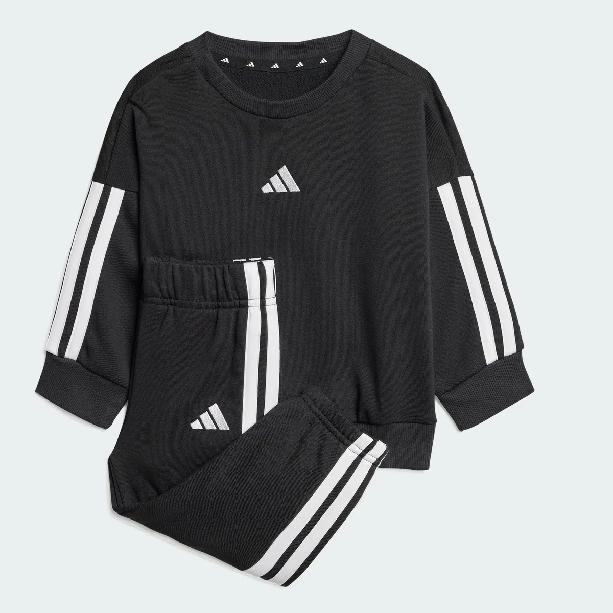 adidas Mixte bébé Essentials Jogger Track Suit, black/white, 6-9 Months