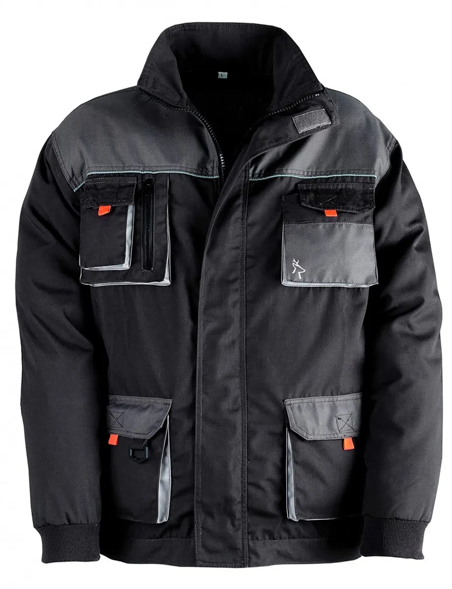 Veste multi poches SMART noir-gris KAPRIOL - Taille: XXL