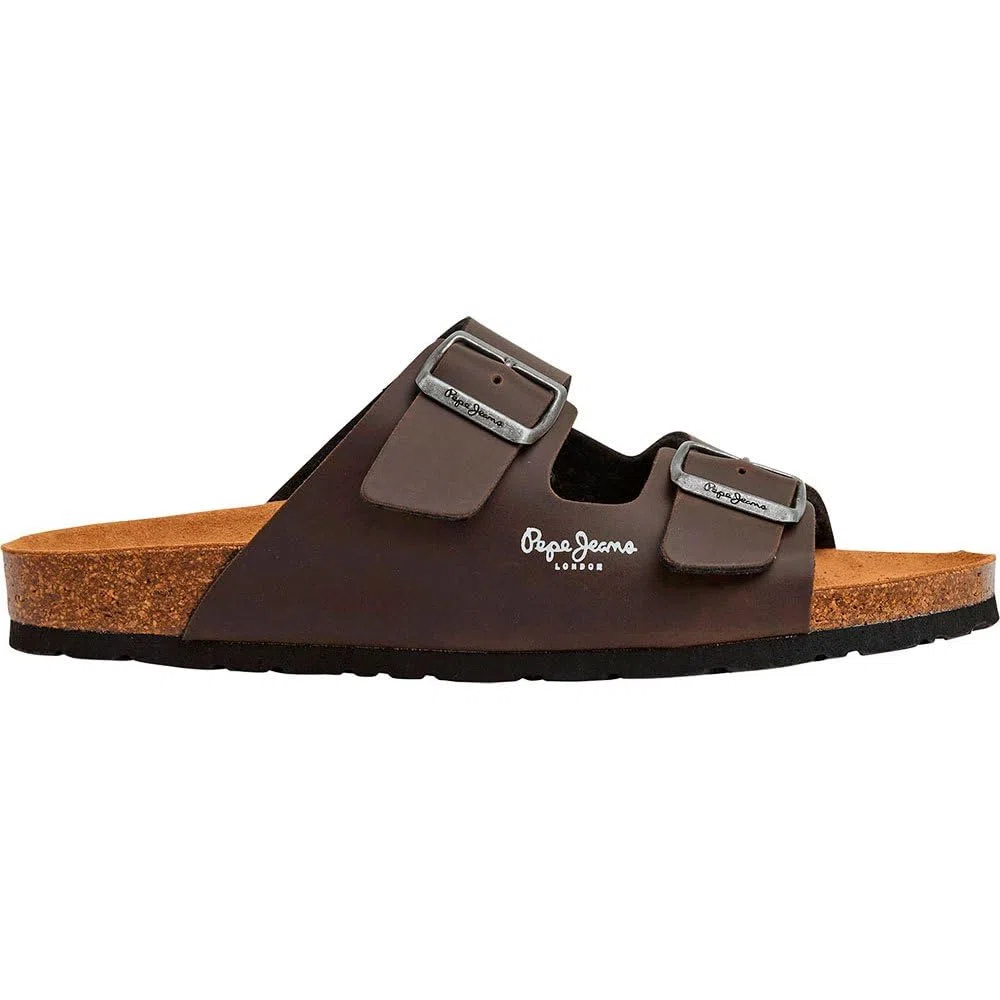Pepe Jeans Sandales anatomiques Double Kansas Marron