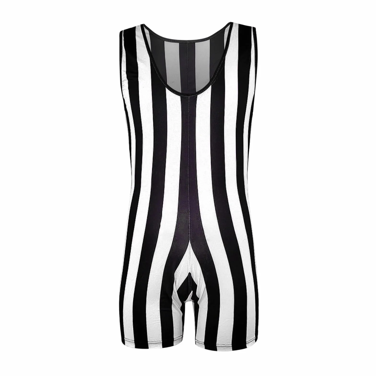 2025 Homme Printemps Été Sportswear Rayé Fitness Corps Conception Combinaison Gymnastique Vêtements Sexy Maison Vêtements Costume Adulte Combinaison