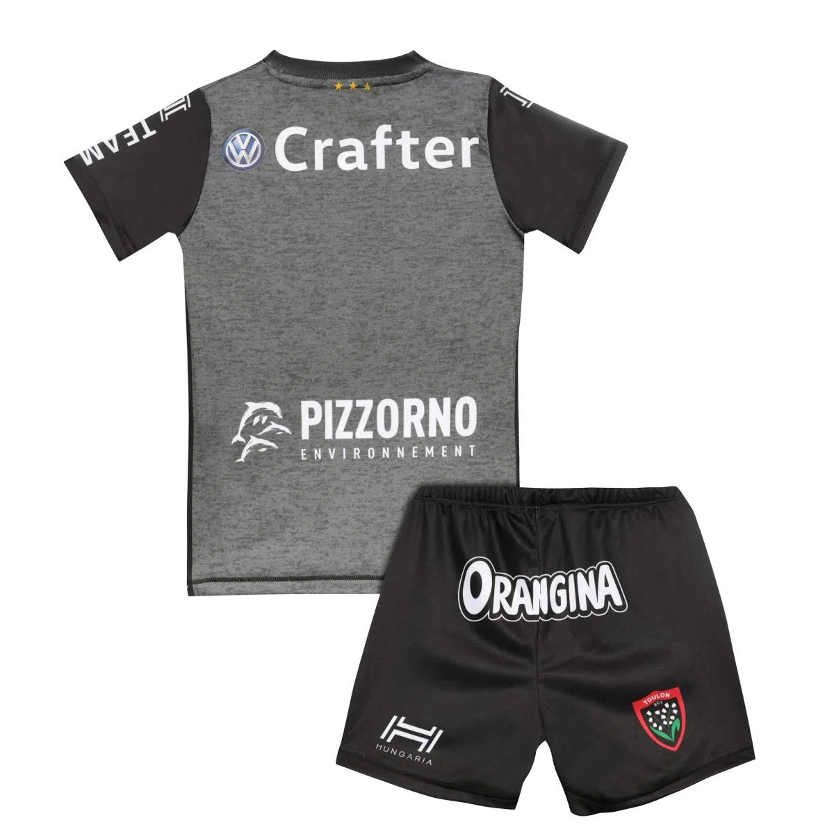 HUNGARIA Ensemble Maillot Short Domicile RCT Toulon - Collection Officielle Enfant 1 an