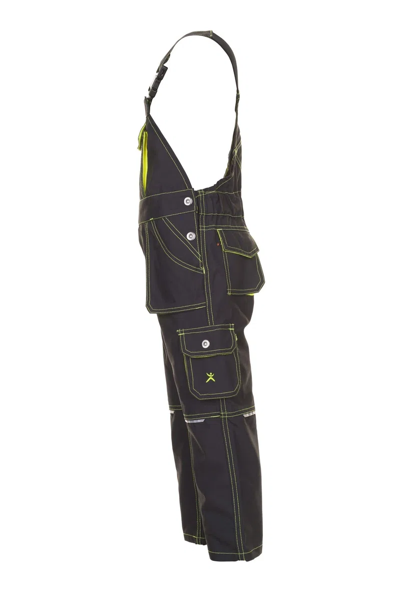 Planam 6120158 Salopette Taille 158/164 Anthracite/Jaune