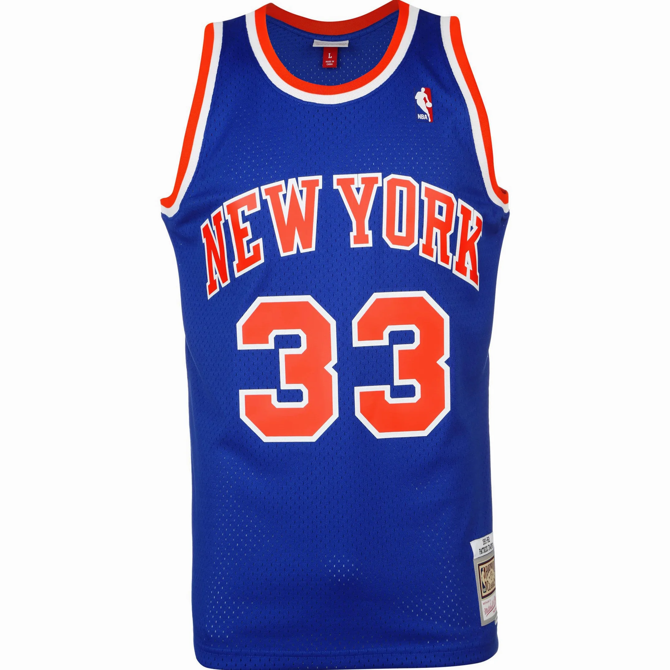 Mitchell & Ness NBA New York Knicks Patrick Ewing Maillot Homme