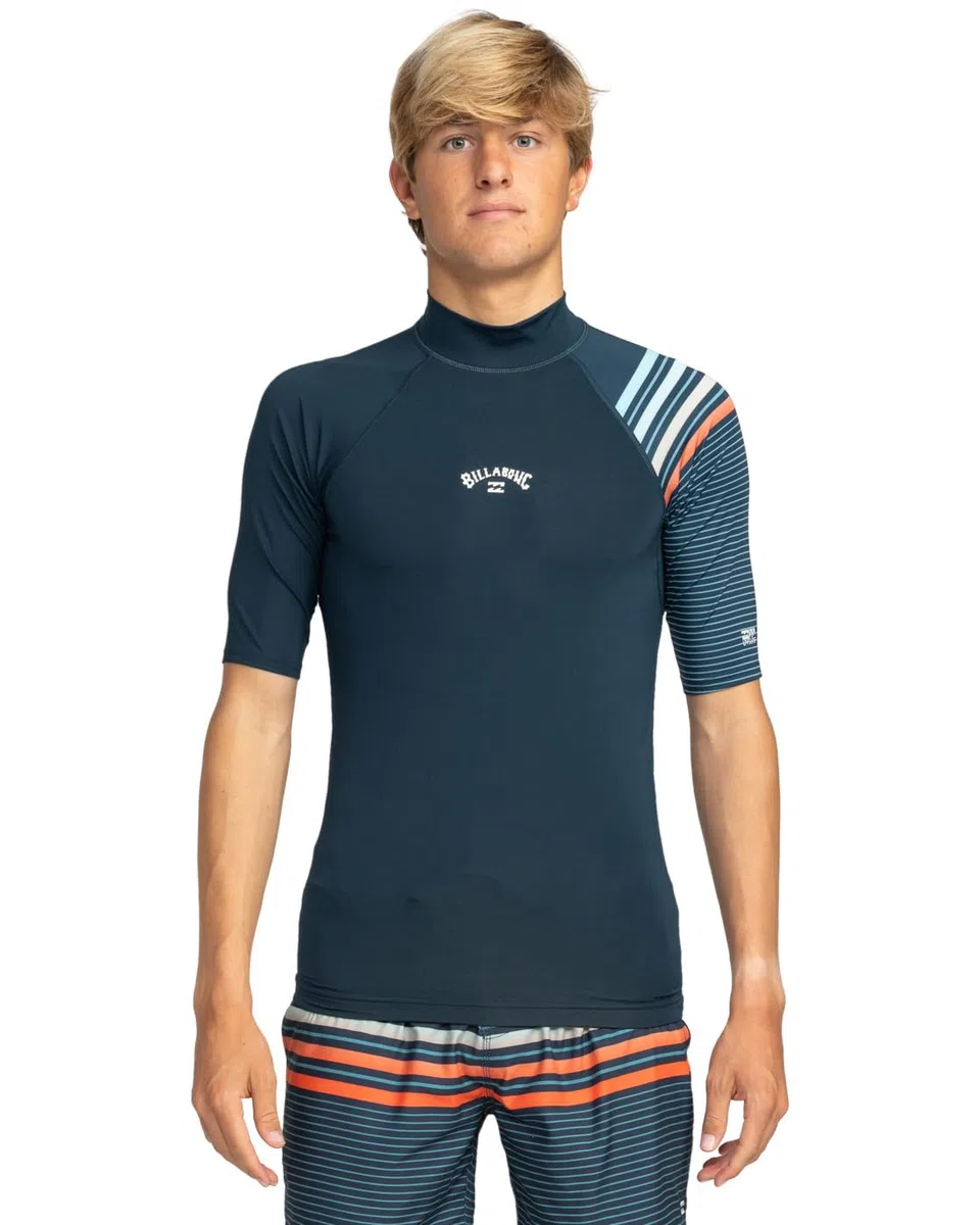 BILLABONG Contrast SS Printed Lycra Homme (Lot de 1)