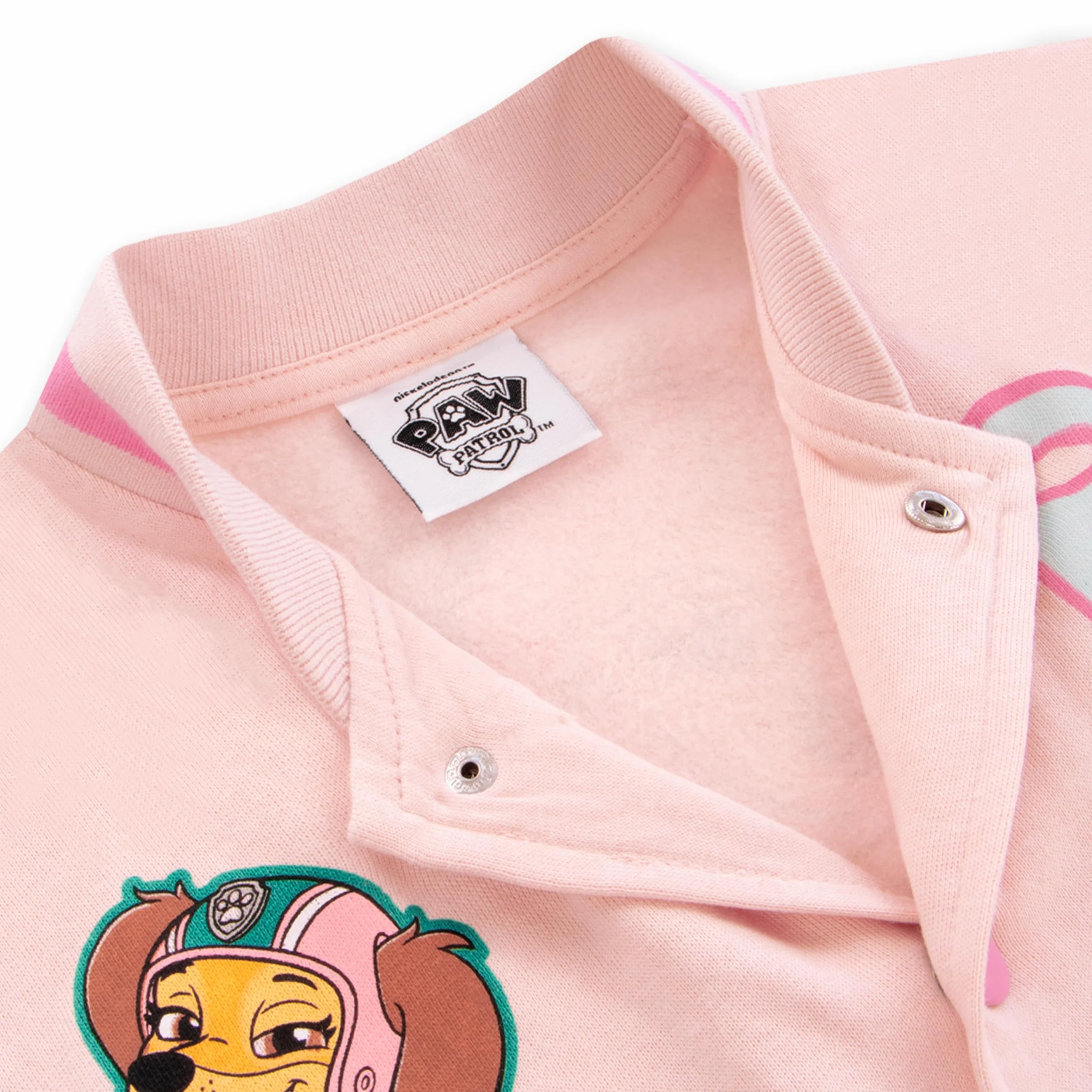 Blouson aviateur Pat'Patrouille, Veste Universitaire Everest Et Skye Pour Filles, Veste En Coton Filles