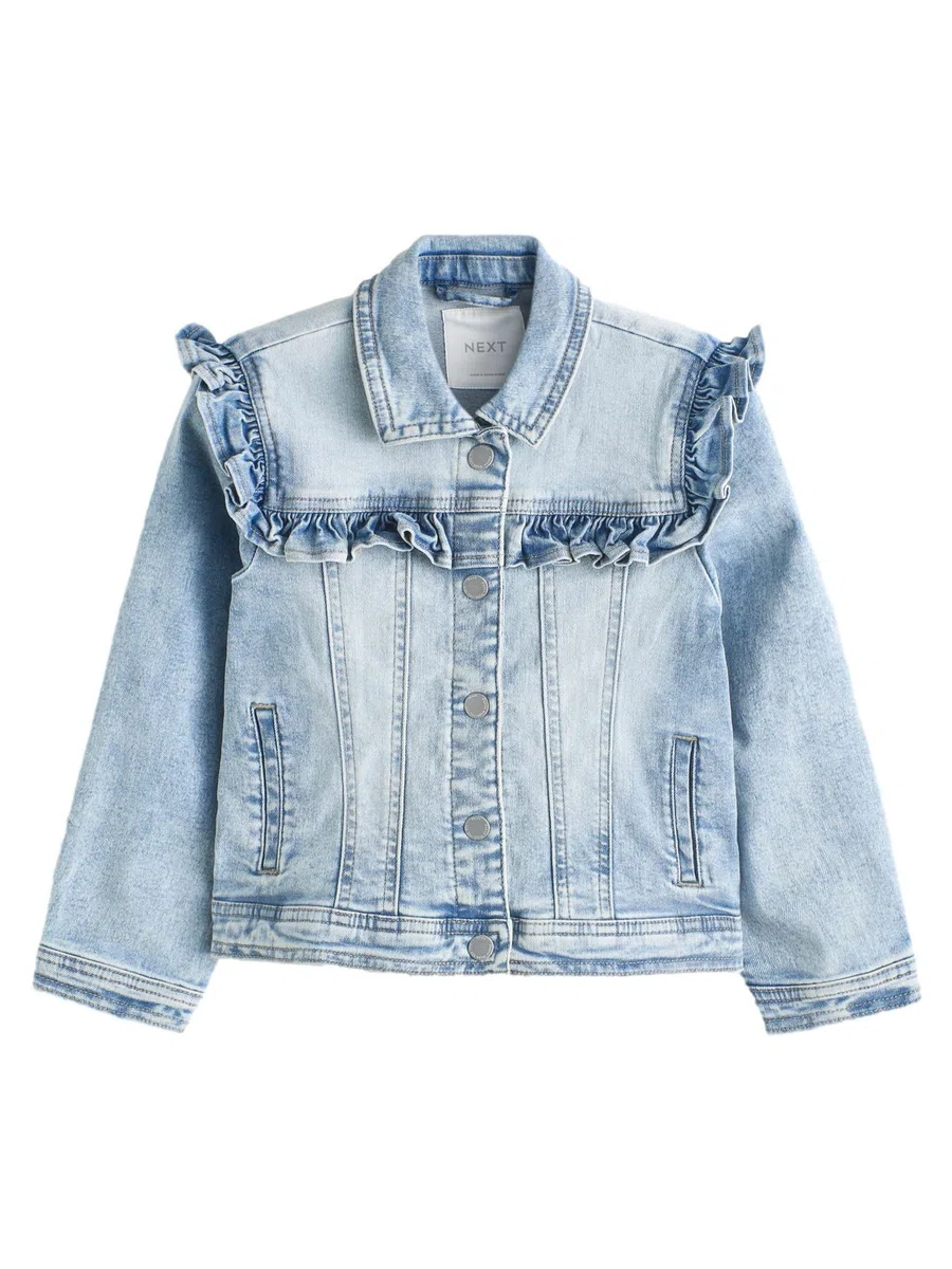 NEXT Fille Veste en Jean à Volants