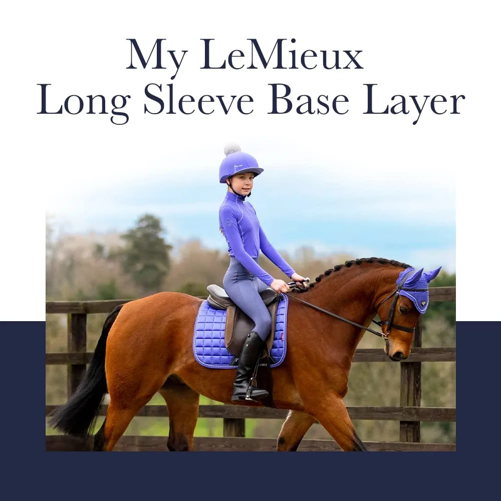 LeMieux Young Rider Base Layer Top - My Long Sleeve Athletic Thermal Shirts - Vêtements et équipements équestres pour l'équitation