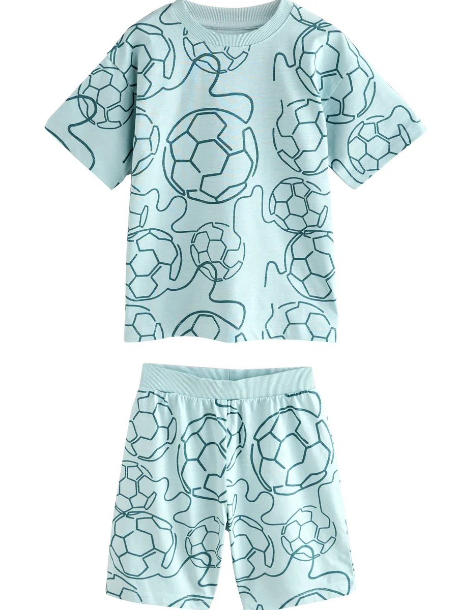 NEXT Garçon Pyjama Short 100% Coton, Lot de 3