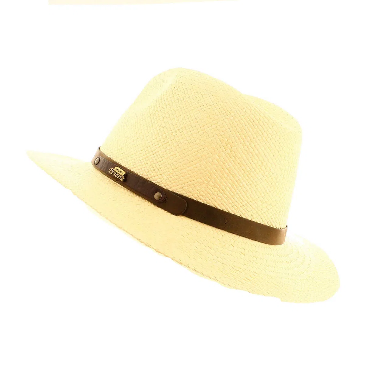 Panama - Paille Cuenca - Chapeau Fedora - Bord baissé