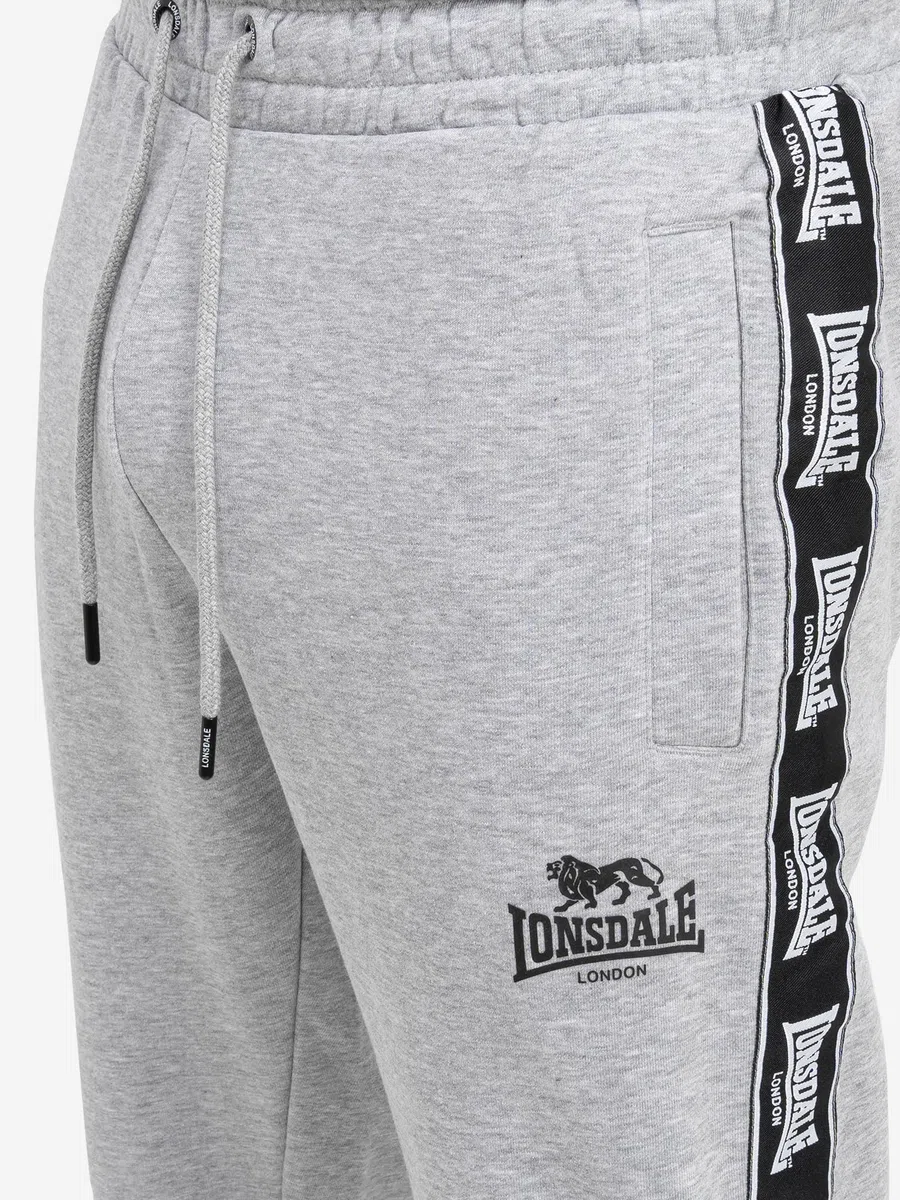 Lonsdale London GRUTNESS Homme Bas de survêtement Gris chiné
