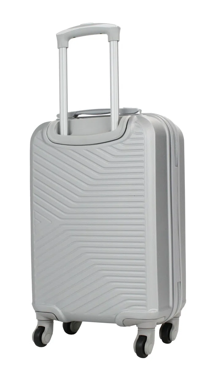 ALISTAIR "Iron Valise Cabine 55 cm - Marque Française - Garantie 2 Ans en France (Argent)
