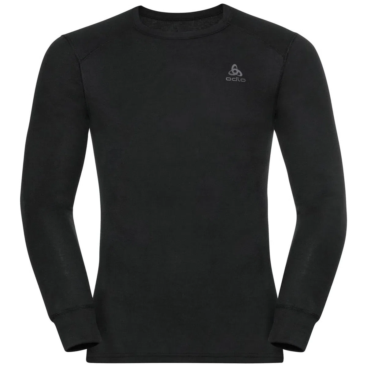 Odlo sous-vêtements Thermiques pour Hommes Active Warm à Manches Longues I T-Shirt Thermique I sous-vêtements de Ski Chauds à col Rond