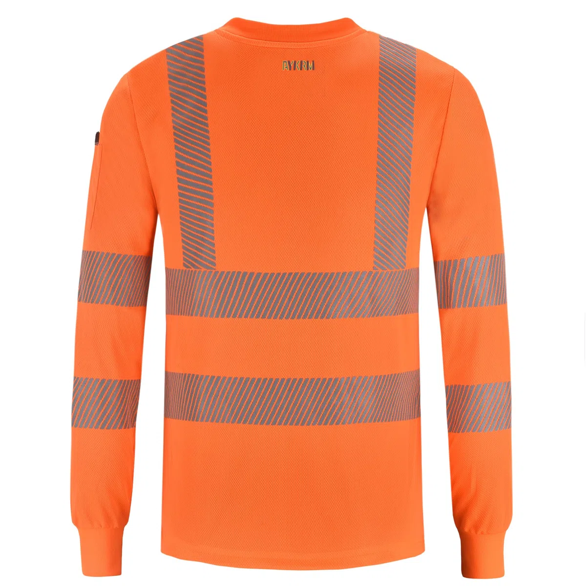 Tee Shirt de Travail microporeux Haute-visibilité T Shirt de Protection de sécurité Manches Longues avec Avertissement(XS-8XL)