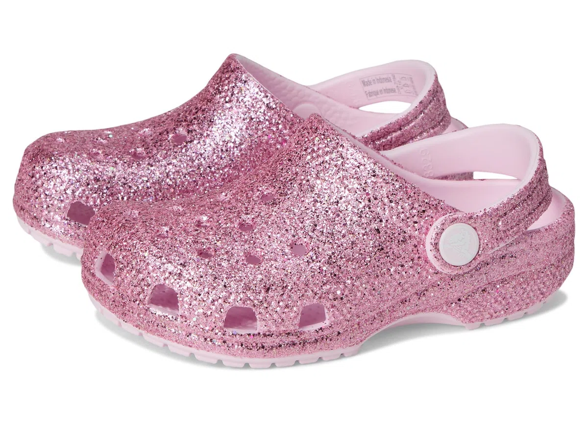 Crocs Mixte Enfant Classic Chunky Glitter Clog T Sabot