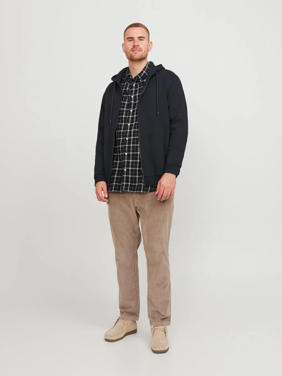 Jack & Jones Jjebradley Sweat À Capuche Zippé Noos Pls Veste Sweat-Shirt Homme
