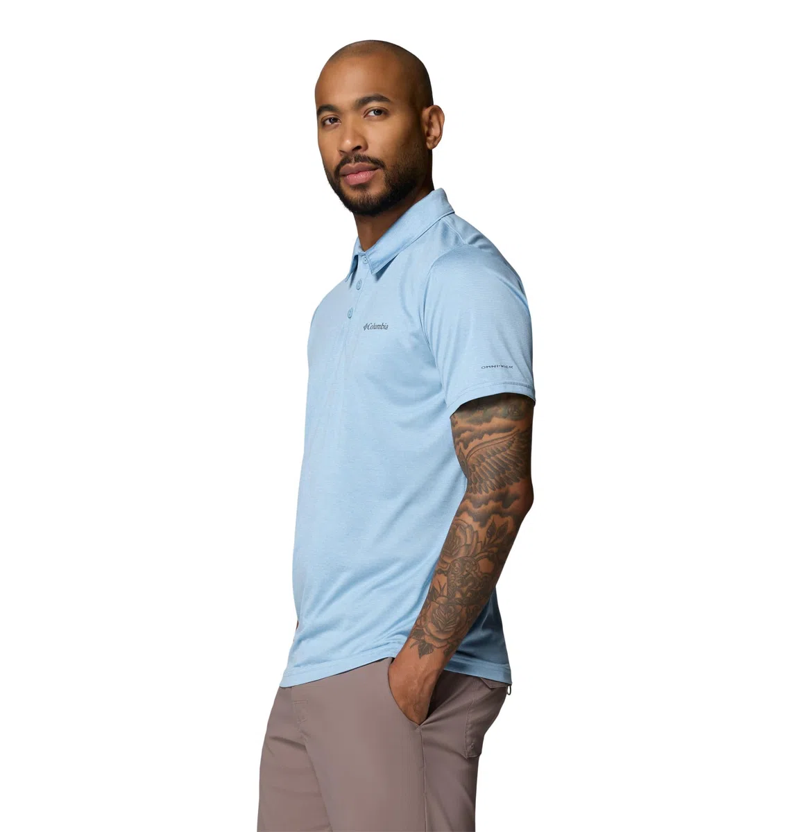 Columbia Hike Polo, Polo Manches Courtes pour Homme