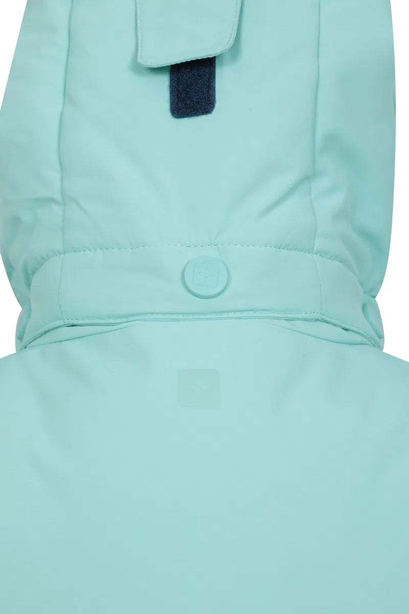 Mountain Warehouse Veste de Ski rembourrée Arctic pour Enfant - Résistante à l'eau, Jupe Pare-Neige intégrée, Isolation en Microfibre, Capuche détachable, Hiver
