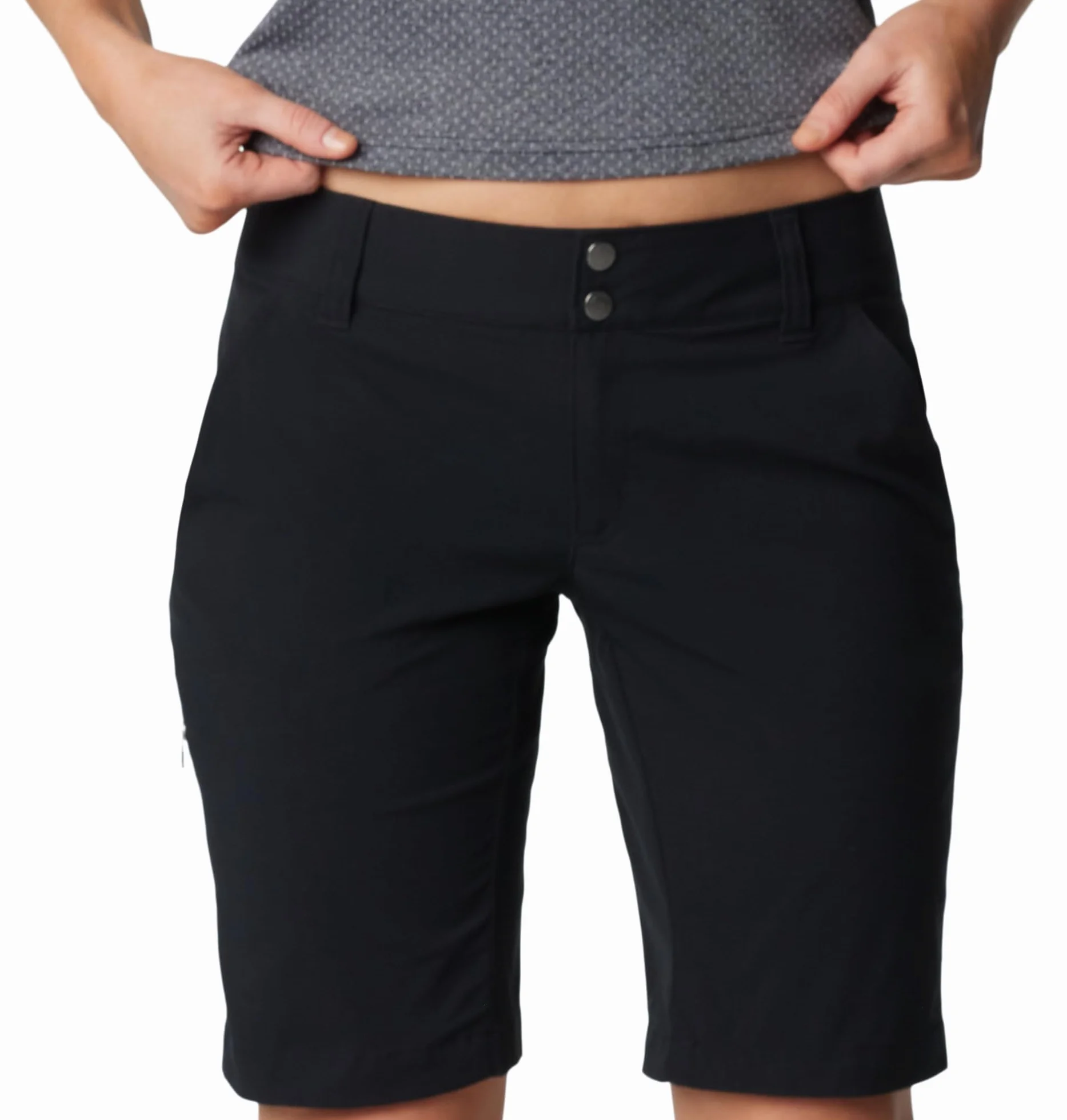 Columbia AK4028 Short Femme Noir FR : S (Taille Fabricant : W6/L10)